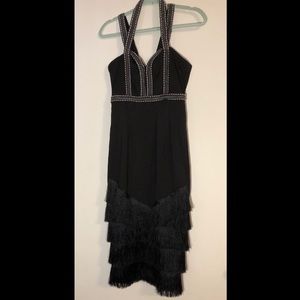 Black Fringe L’atiste Dress